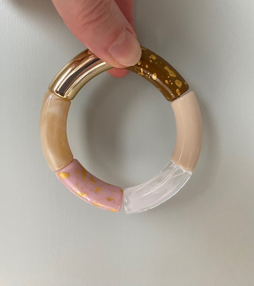 Armband Tube Perlen breit