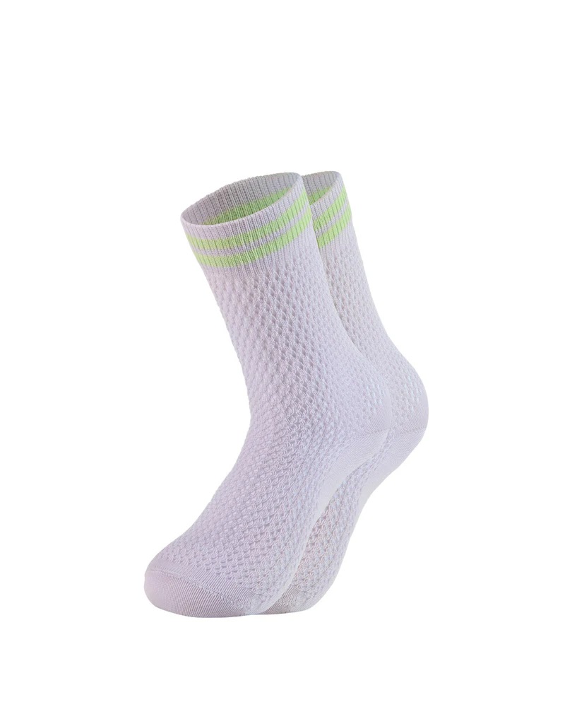 Netzsocken lila Größe M (39-43)