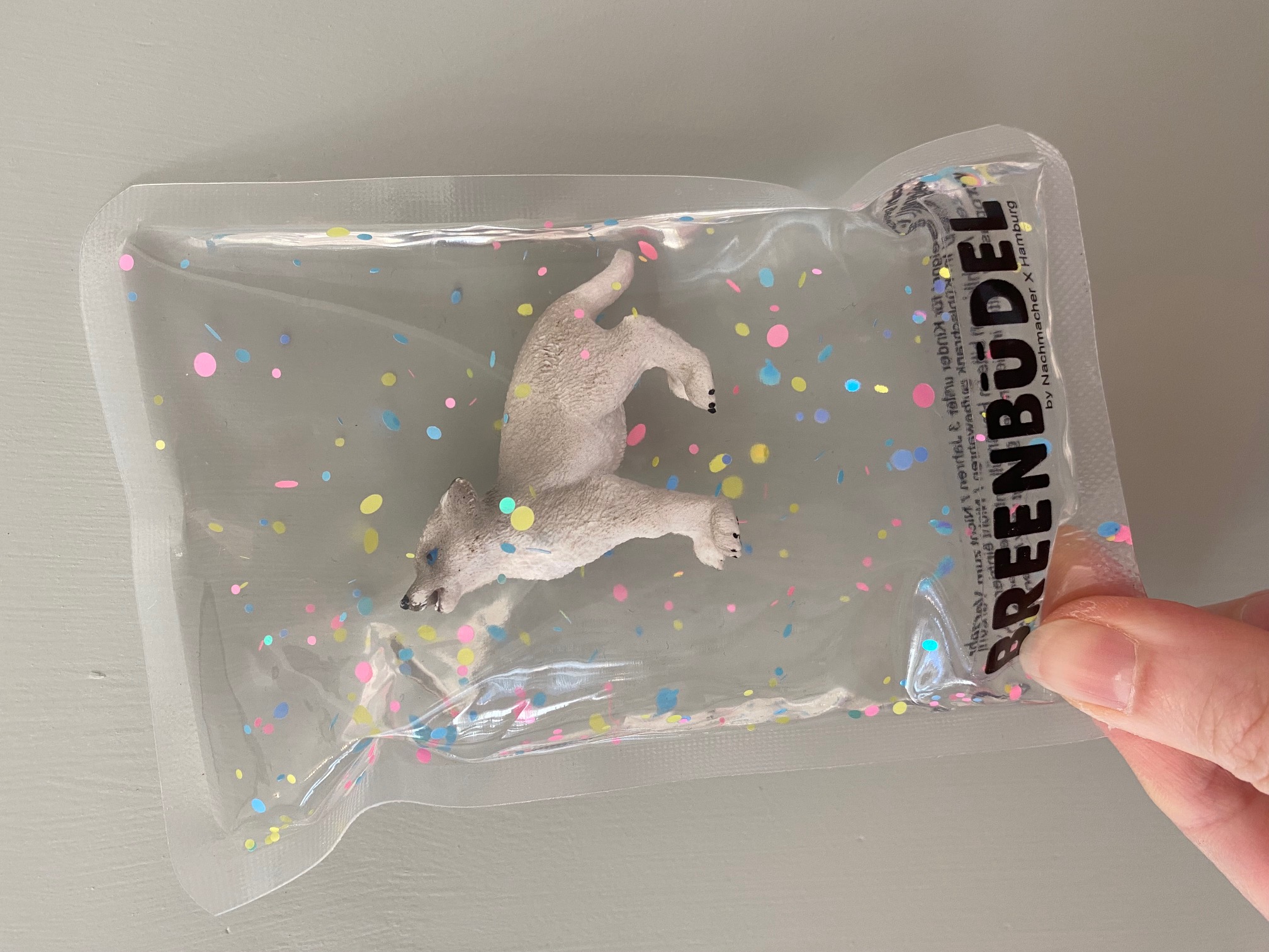 Kühlkissen kleiner Wolf