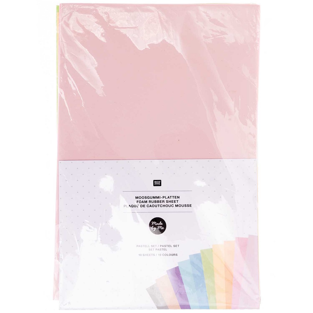 Moosgummi Set pastell 20x30