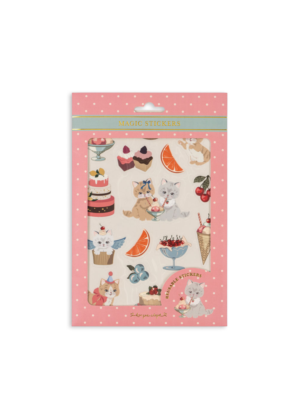 Forever Sticker kitty friends