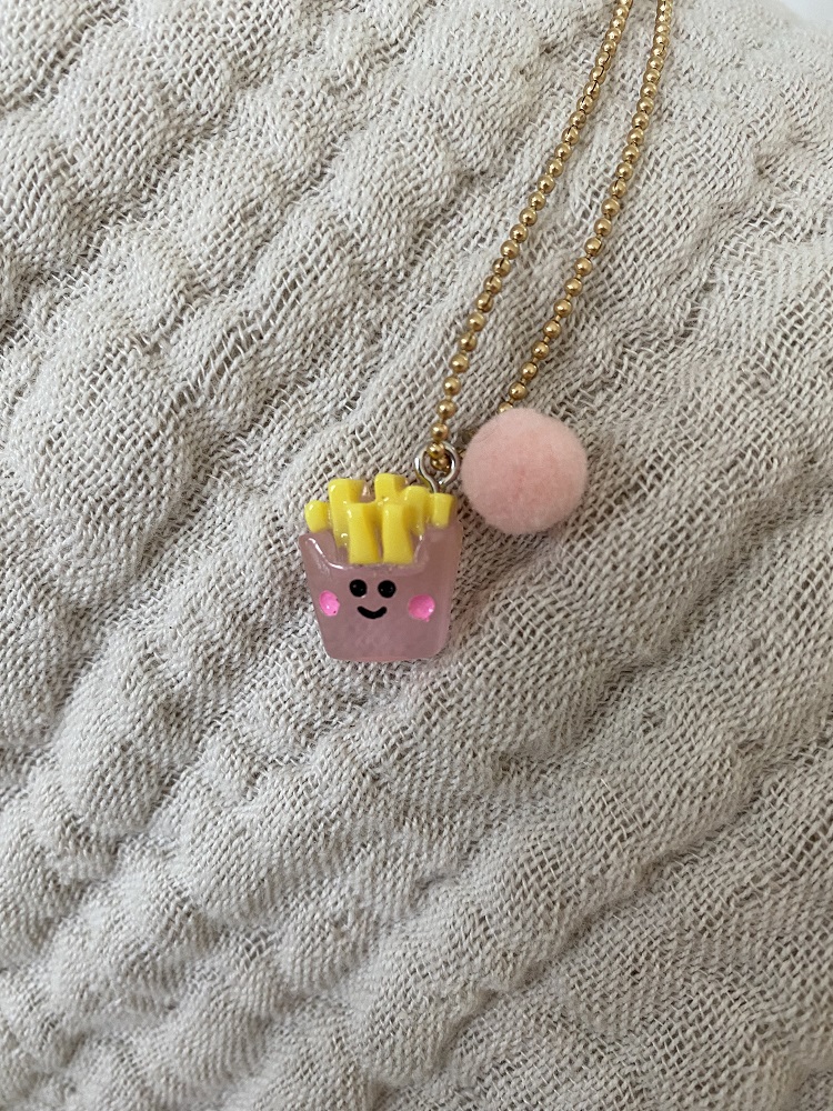 Kette Pommes rosa