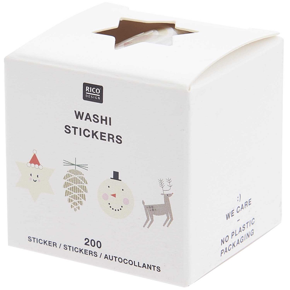 Washi Sticker Christmas 200 Stk