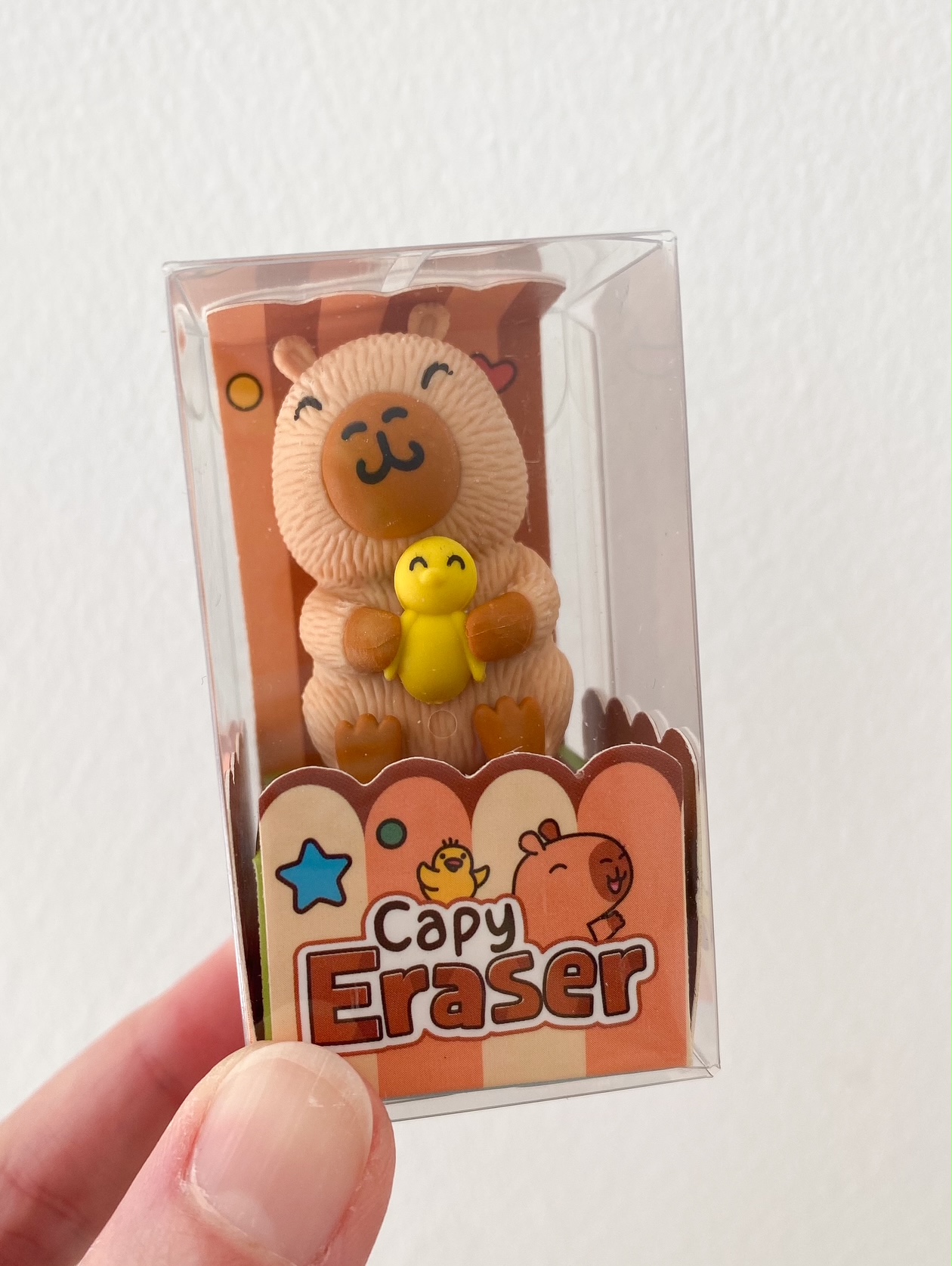 Radierer Capybara mit Ente