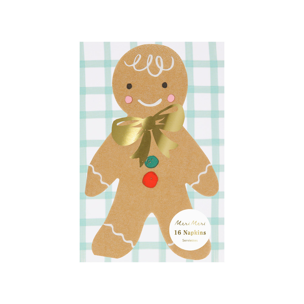 Servietten Gingerbread Set