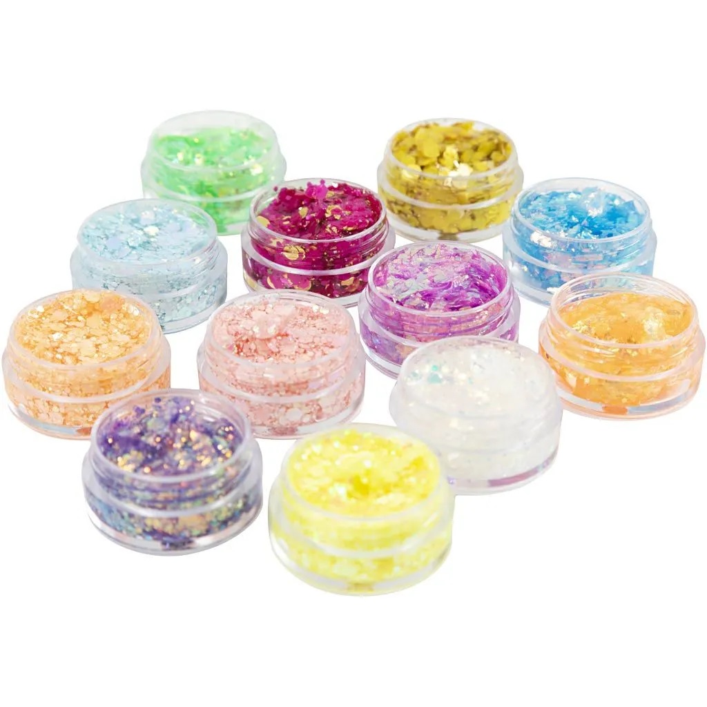 Glitter Clay 12-er Set