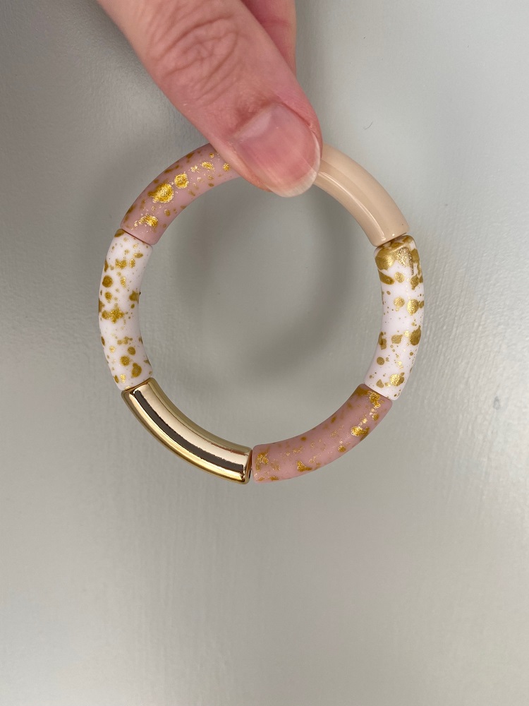Armband Tube Perlen schmal