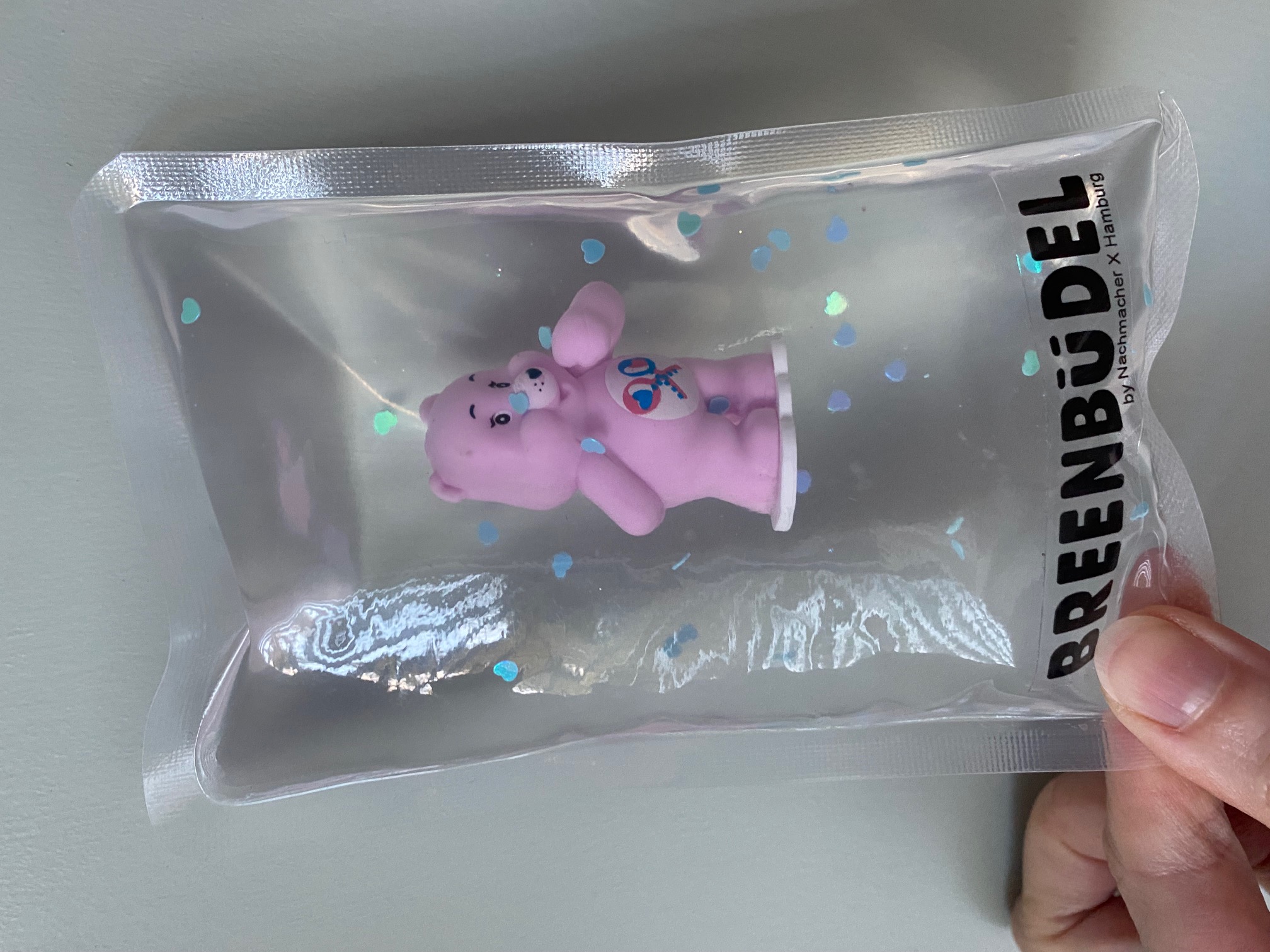 Kühlkissen Glücksbärchie rosa