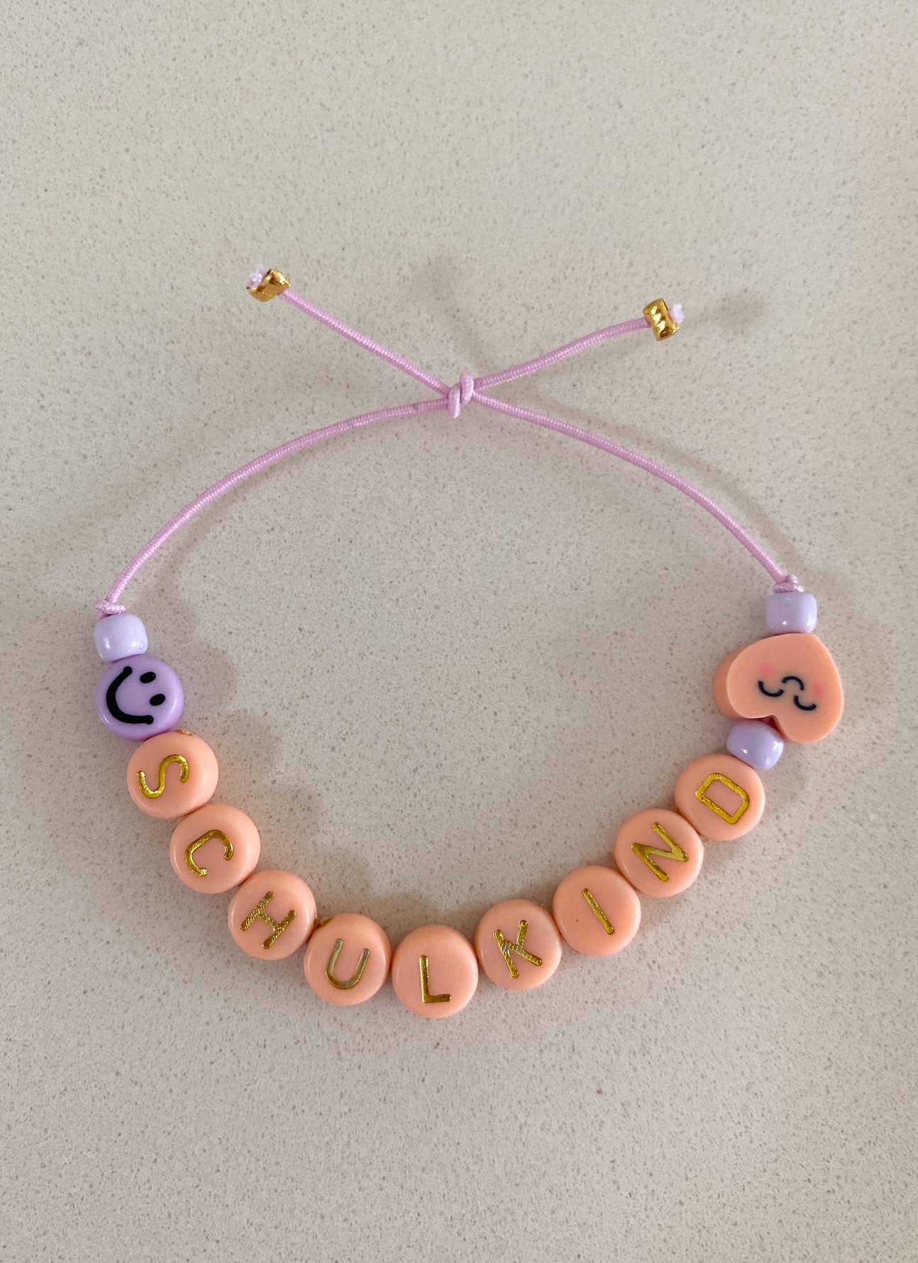 Armband SCHULKIND peach