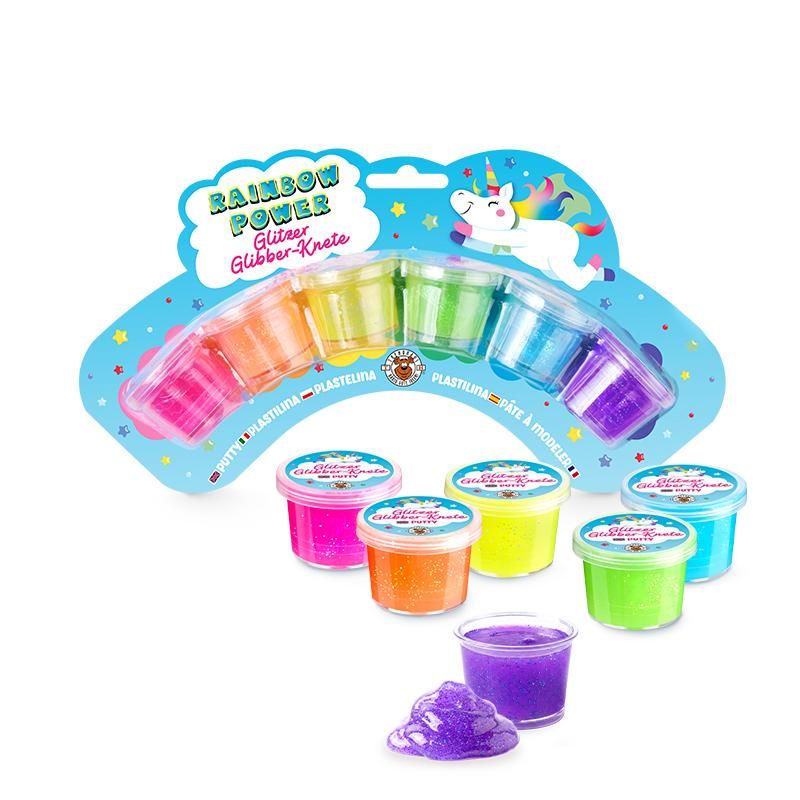 Glitzer Glibber Knet-Set