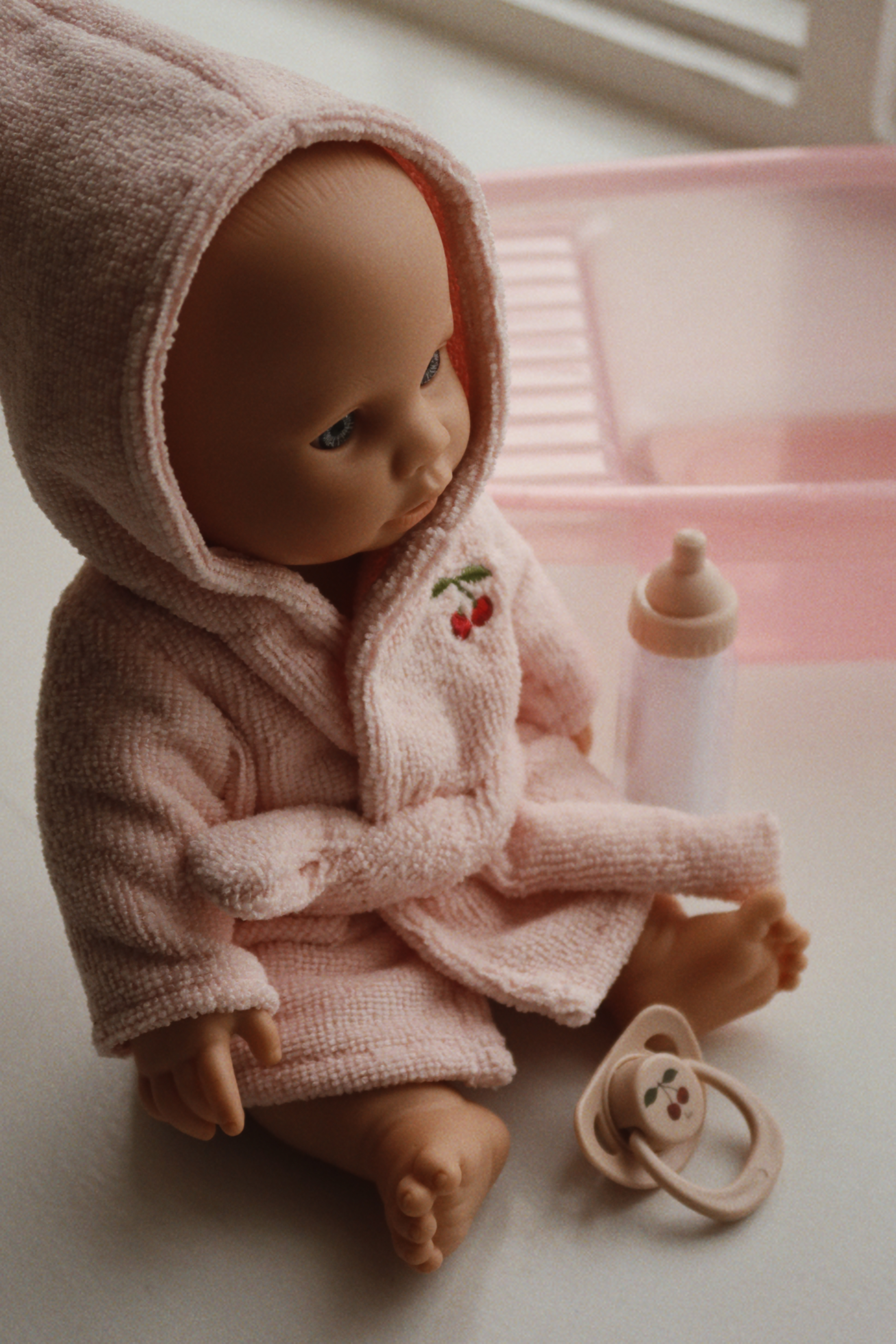 Isola Puppen Bade Set cherry