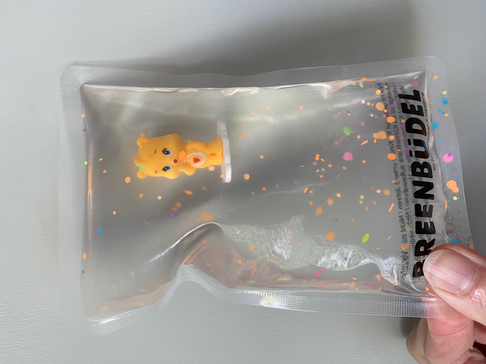 Kühlkissen Glücksbärchie Baby gelb
