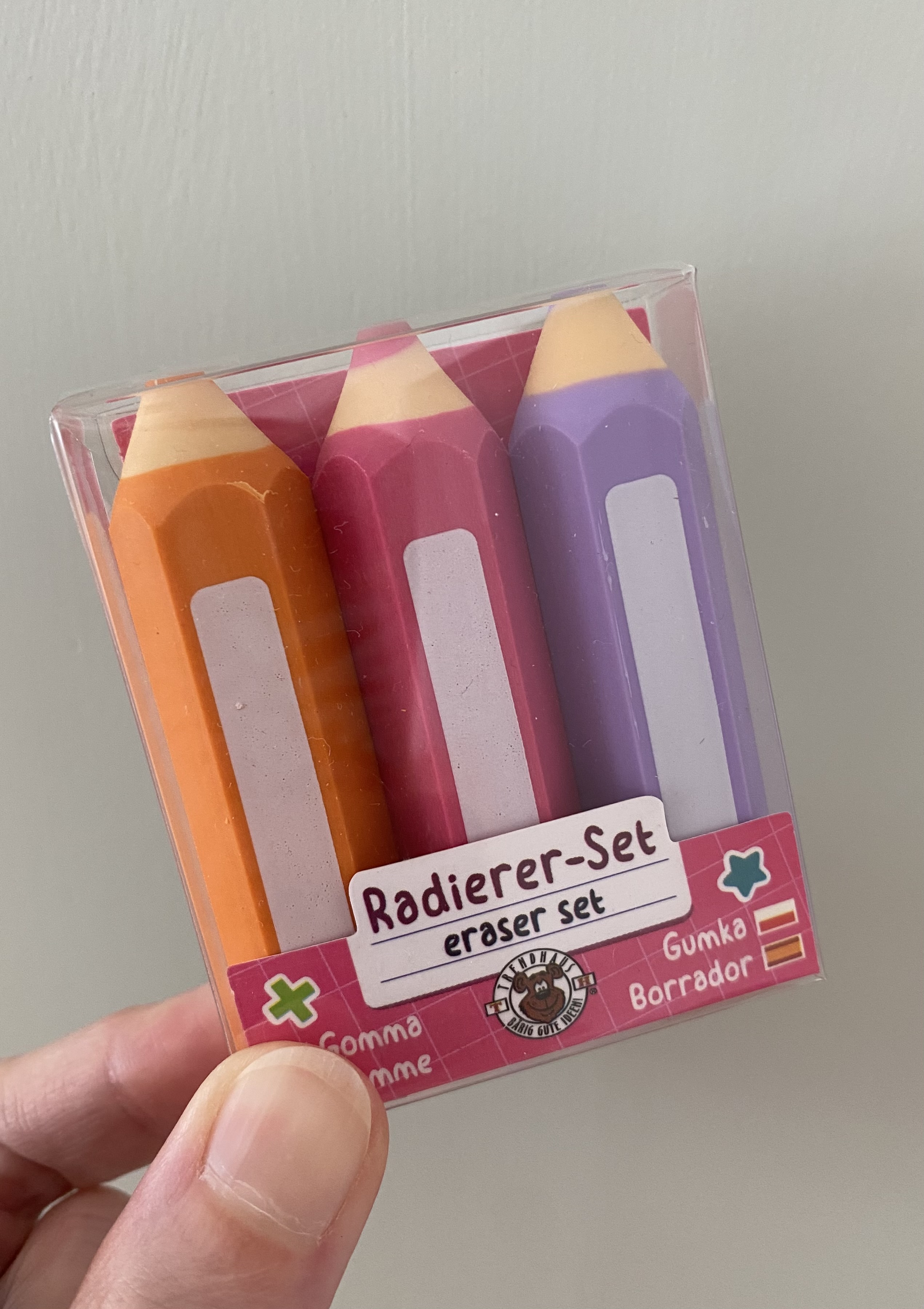Radierer Stifte Set
