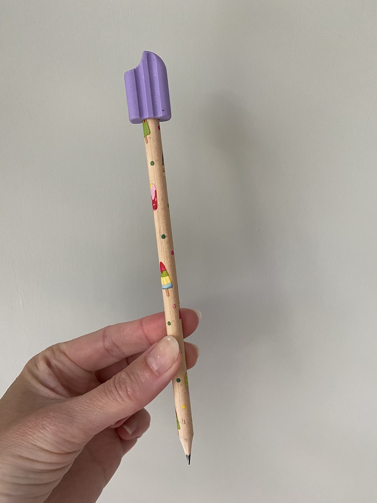Bleistift mit Eis lila