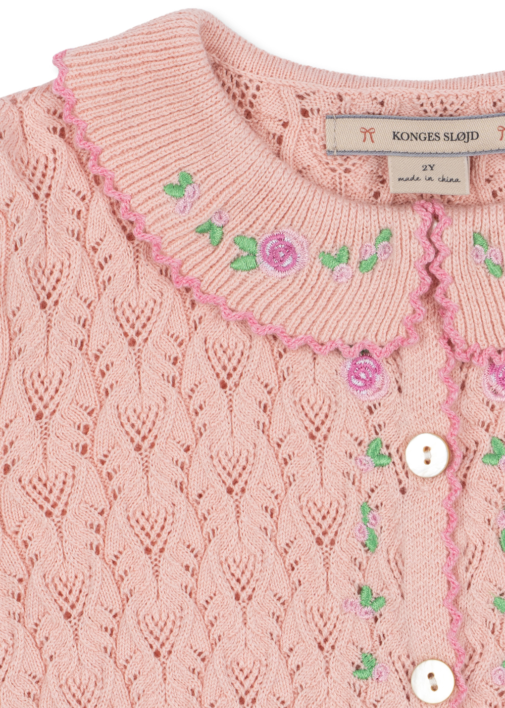 Rosier Cardigan light rose 18 Monate