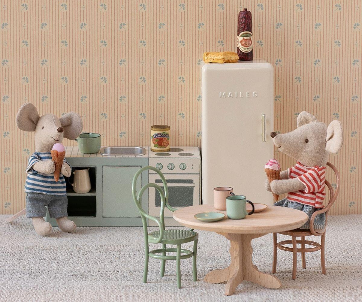Kühlschrank Maus creme
