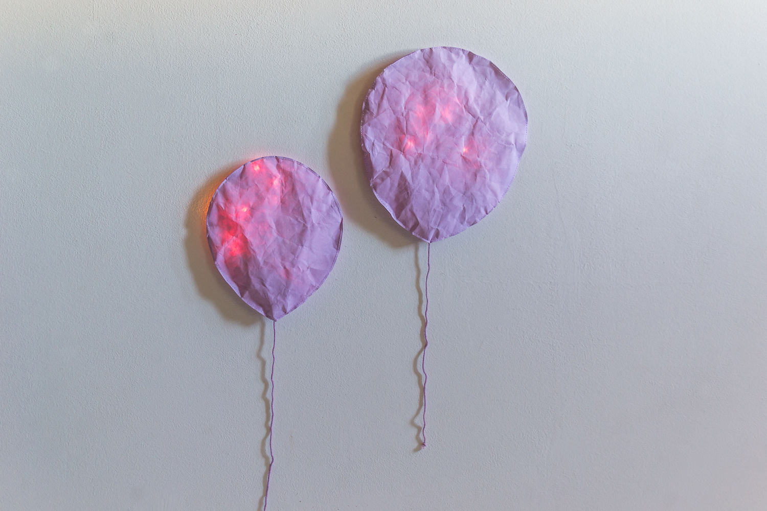 Lampe Luftballon lila L