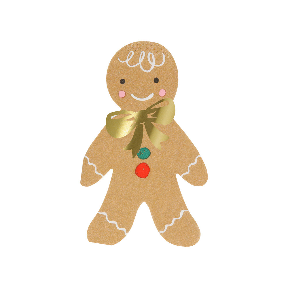 Servietten Gingerbread Set