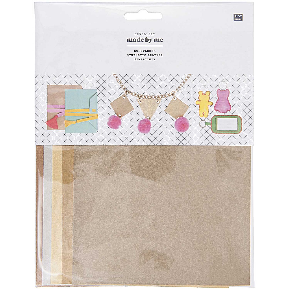Kunstleder Set Metallic