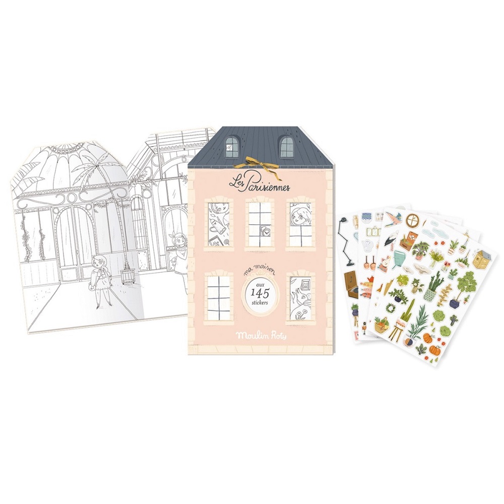 Malbuch mit Stickern Le Parisiennes