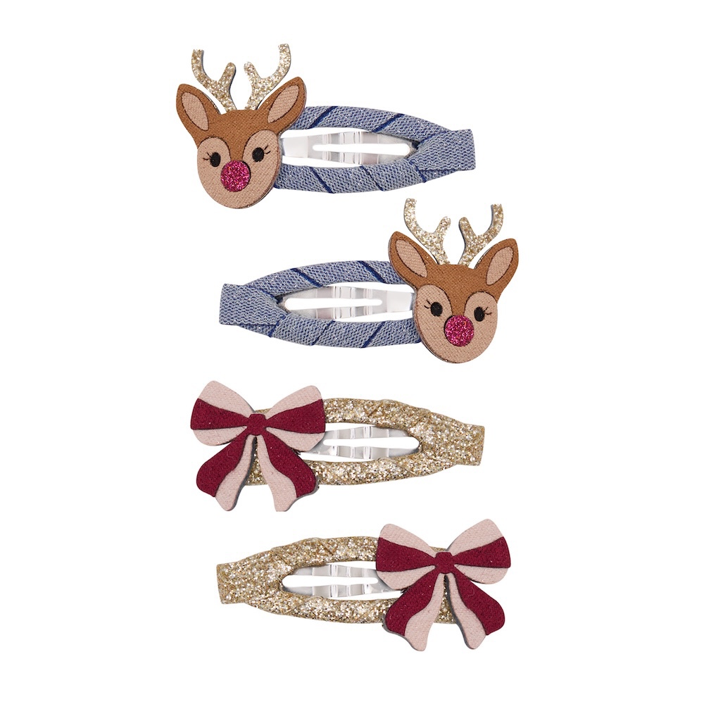 Rudolph & Schleifen Haarspangen
