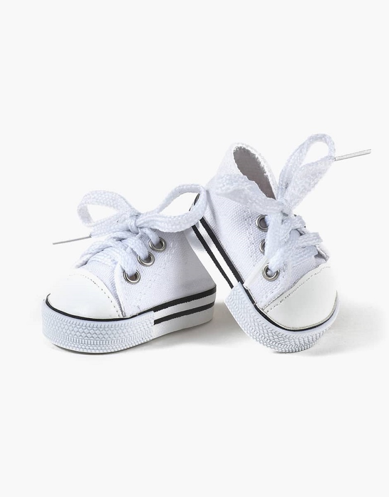 Sneakers für Puppen weiß