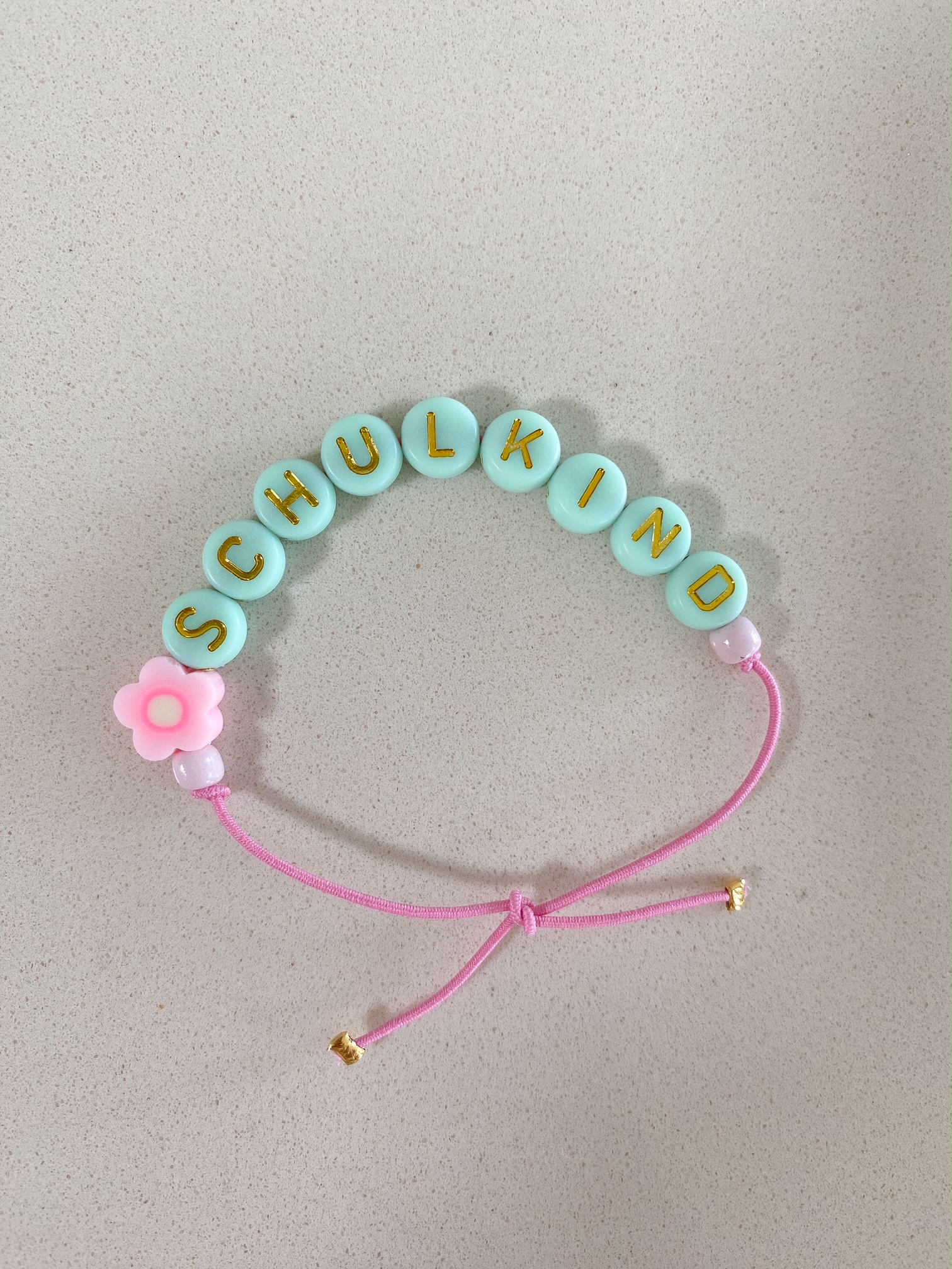 Armband SCHULKIND türkis