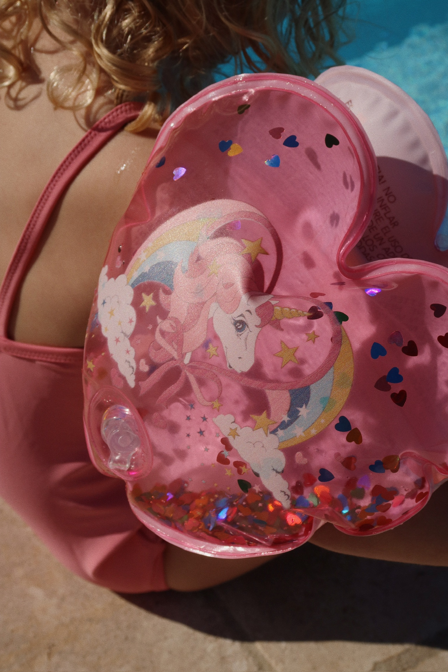 Schwimmflügel Herz Einhorn