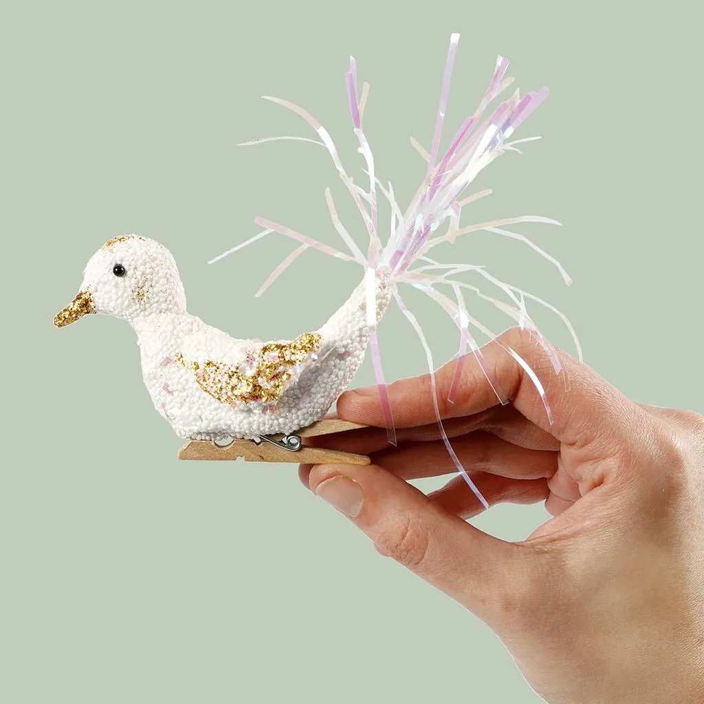 Mini Kreativ Set Vogel zum Anklemmen