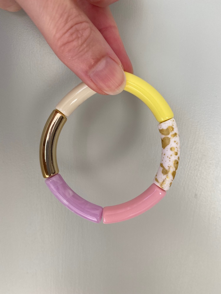 Armband Tube Perlen schmal