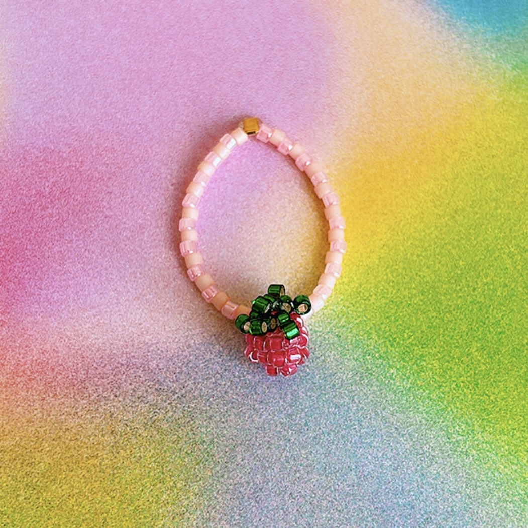 Ring mit Himbeere