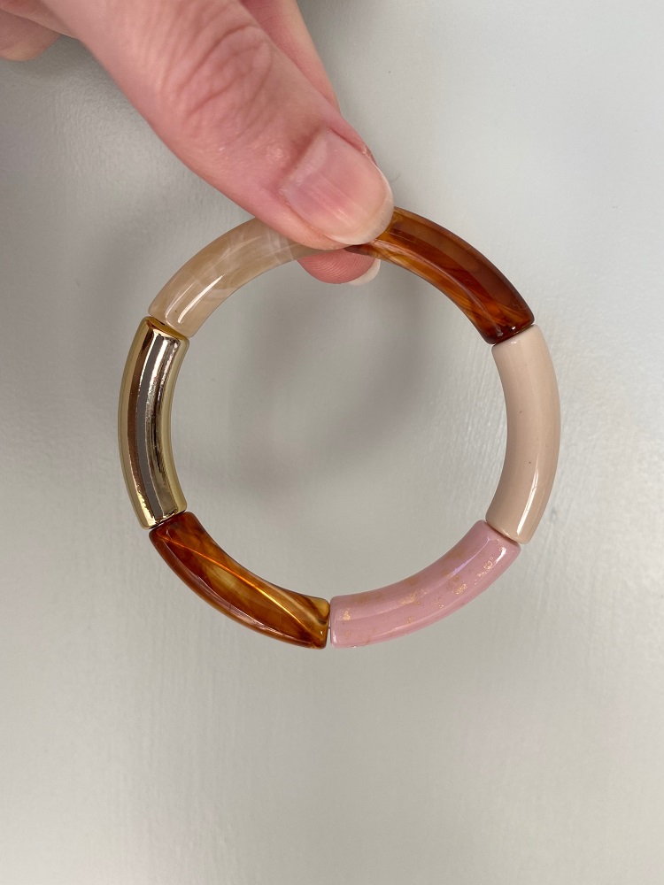 Armband Tube Perlen schmal