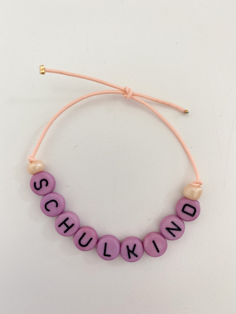 Armband SCHULKIND lila