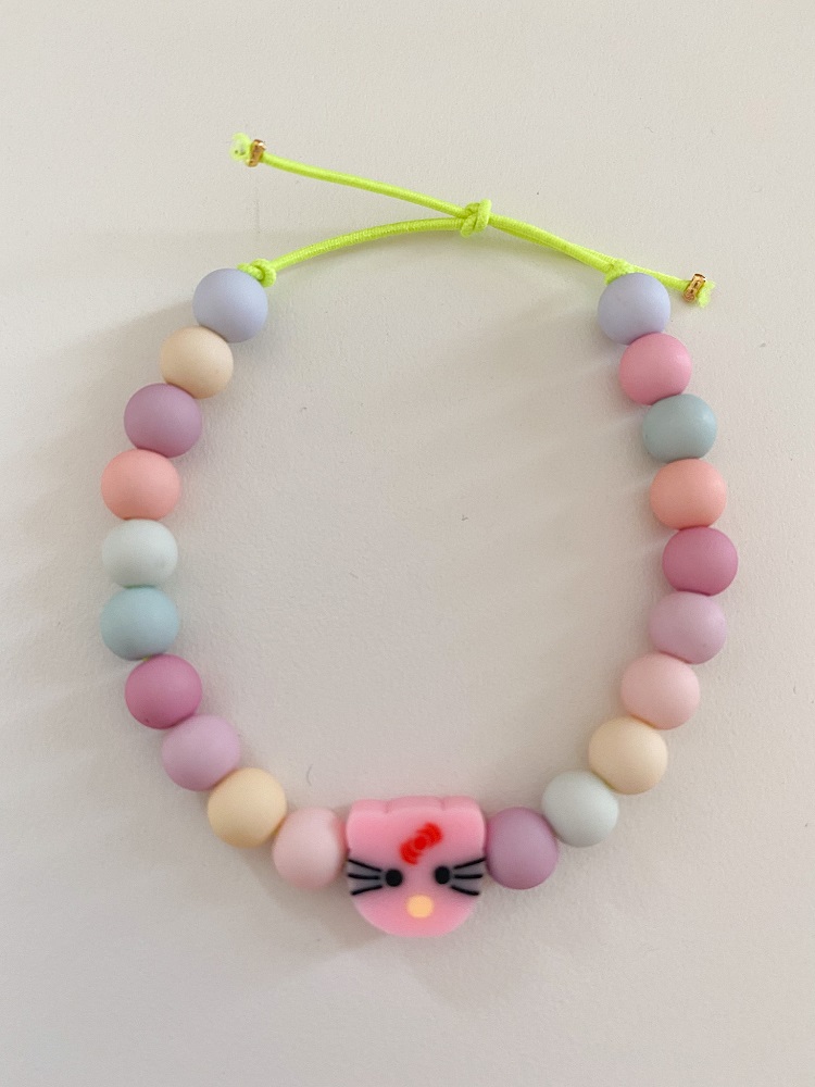Armband Katze rosa
