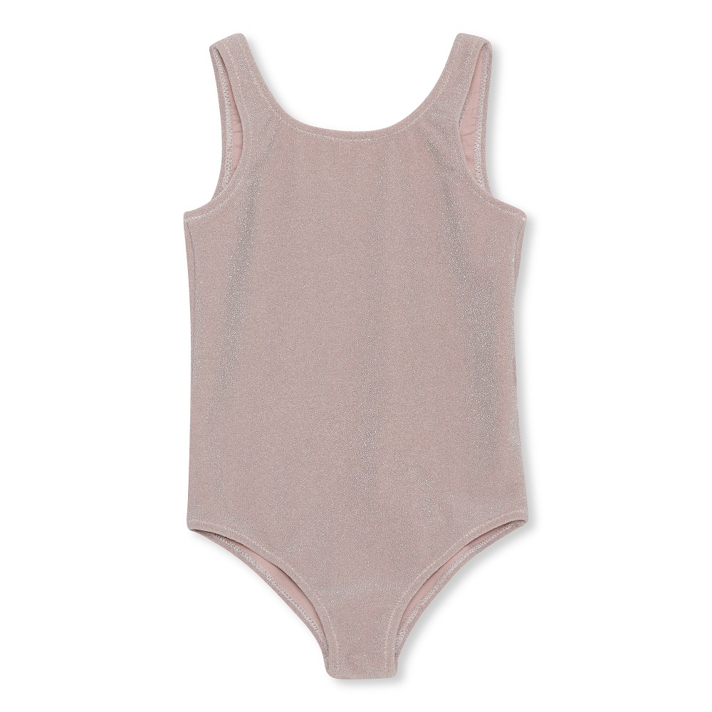 KS2949-JADE-SWIMSUIT-ROSE-SMOKE-Main Body, ärmellos, rosa, glitzernd, runder Ausschnitt.