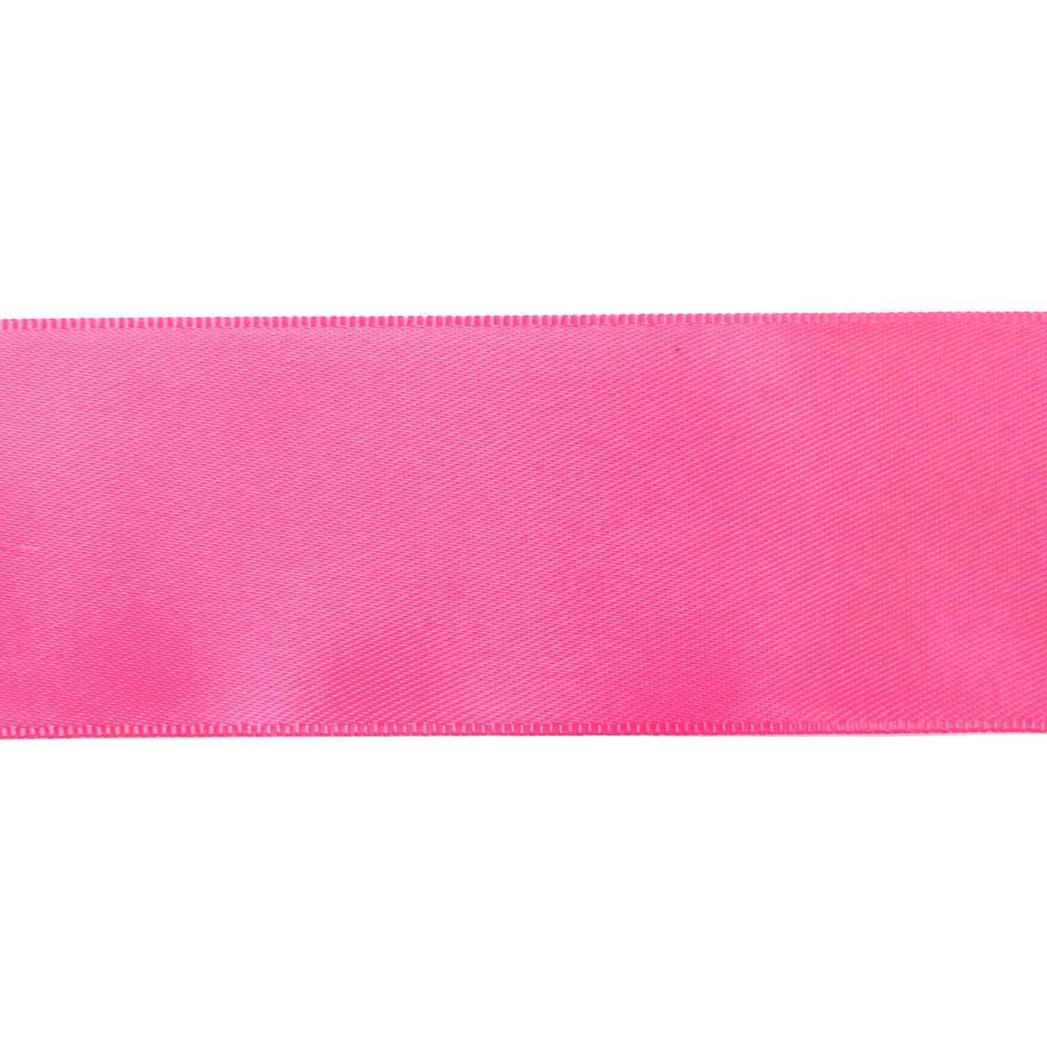 Satinband neon pink 38 mm