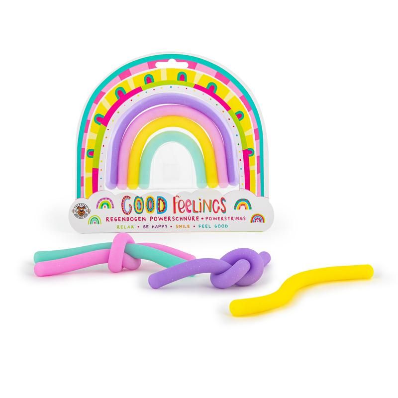 Powerschnur Regenbogen 4-er Set