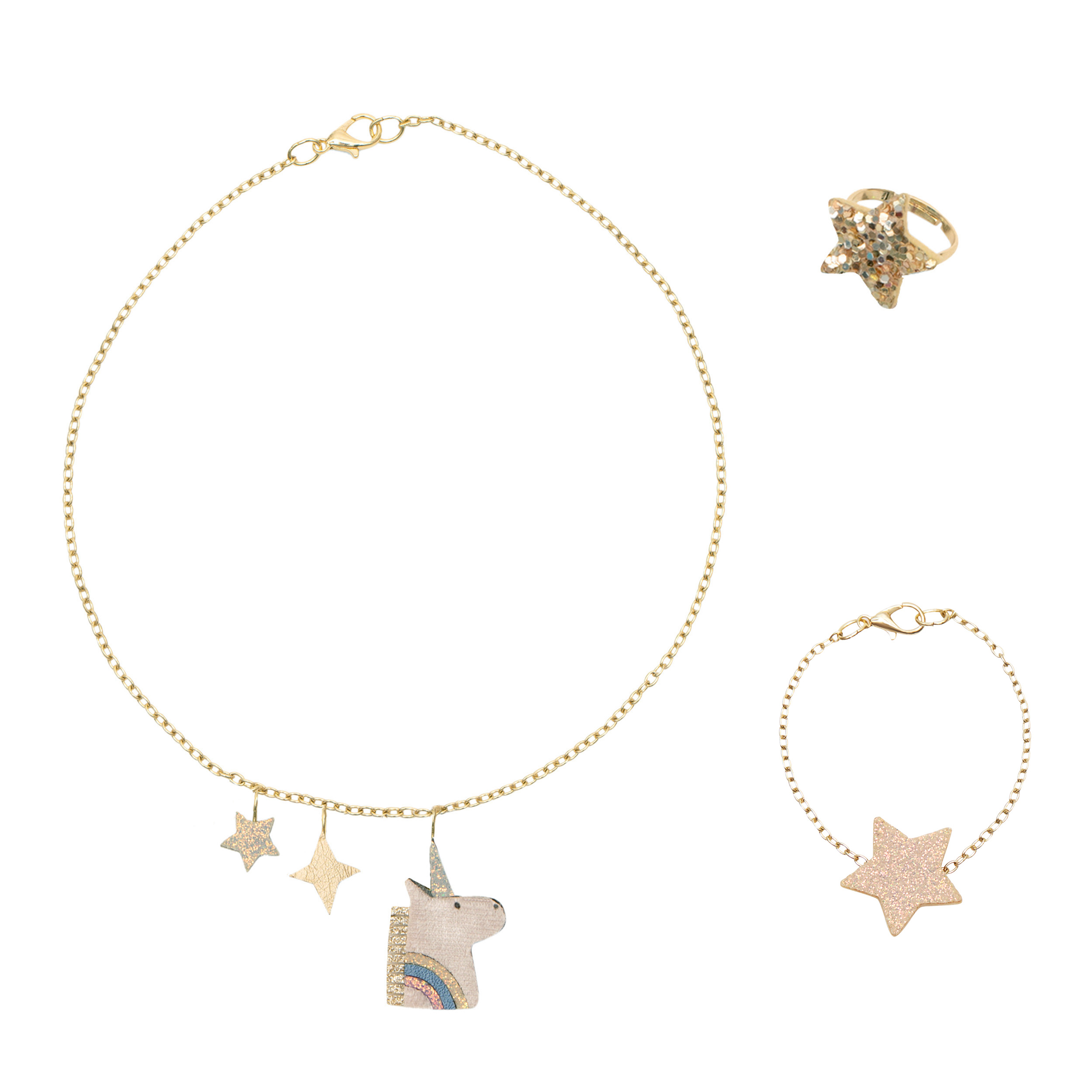 Schmuck Set Einhorn