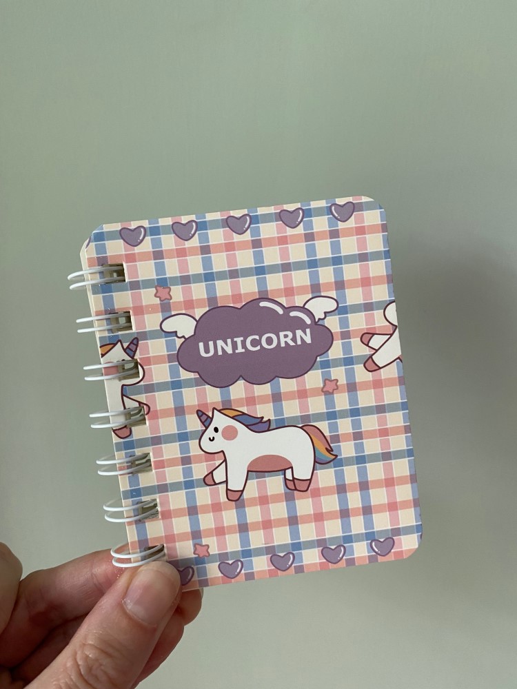 Mini Notizbuch Einhorn 2