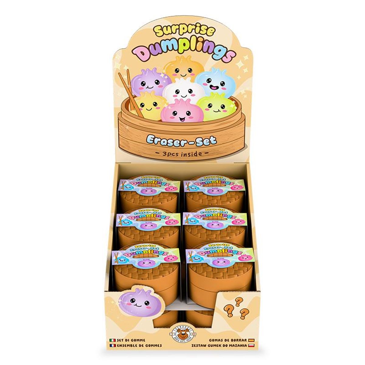 Radierer Dumpling 3er Set