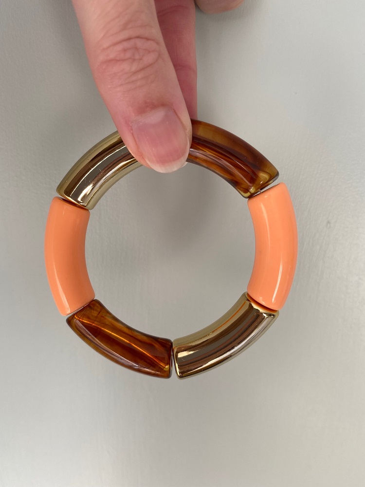 Armband Tube Perlen breit