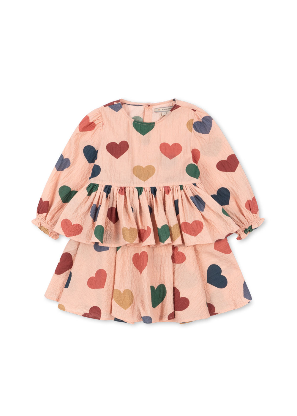 Elin Kleid coeur rose colore 4 Jahre