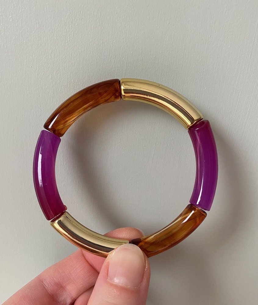Armband Tube Perlen schmal