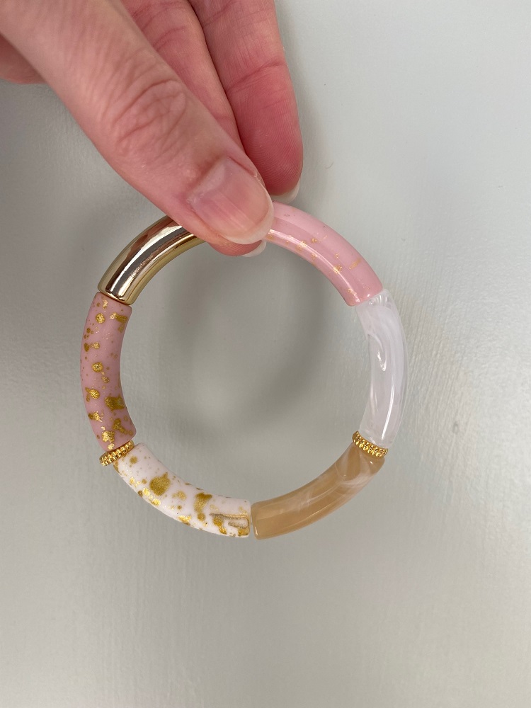 Armband Tube Perlen schmal
