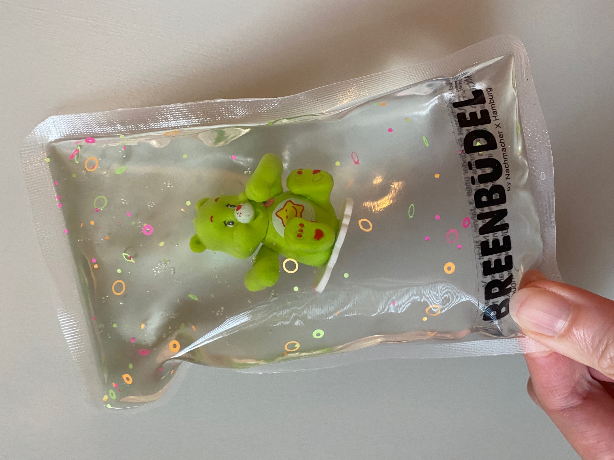 Kühlkissen Glücksbärchie grün