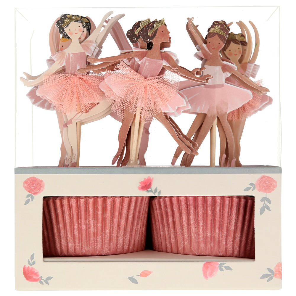 Ballerina Cupcake-Set