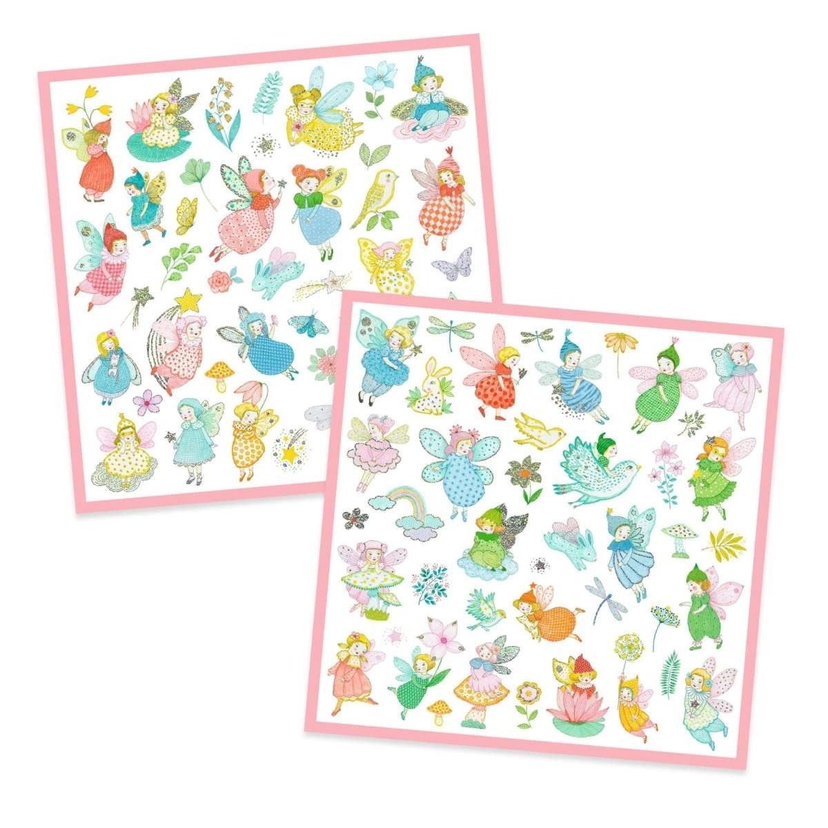 Sticker Glitzer Sticker Feen