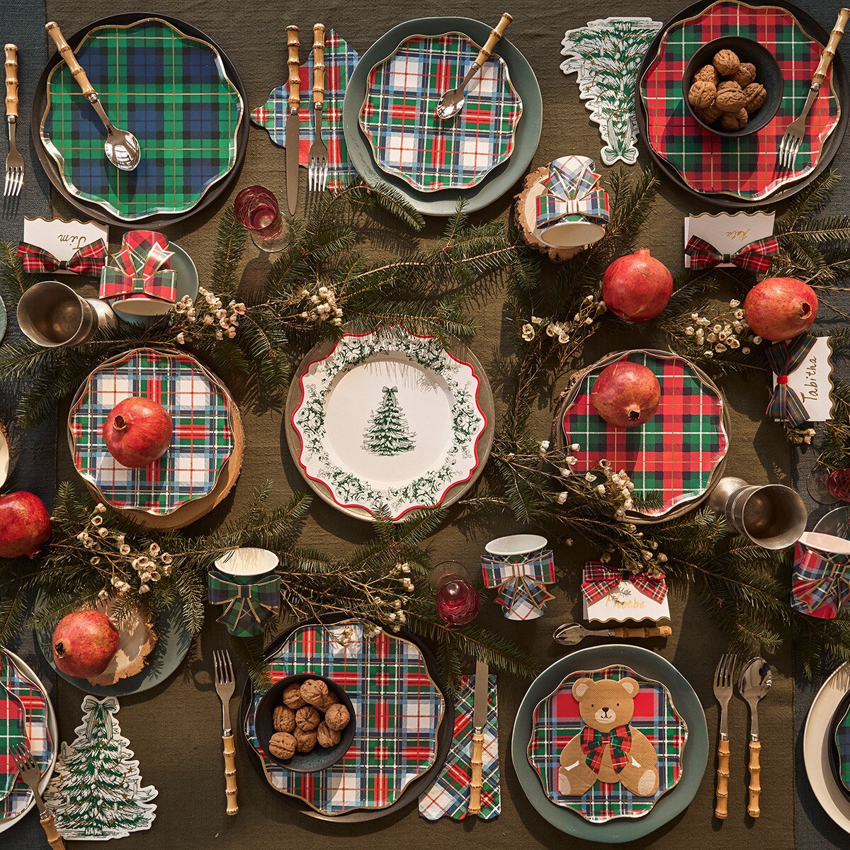 Servietten Weihnachtsbaum