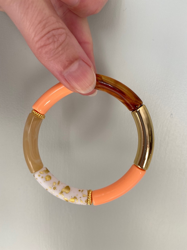 Armband Tube Perlen schmal