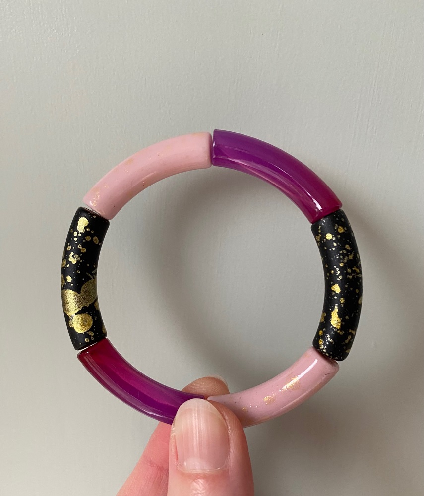 Armband Tube Perlen schmal